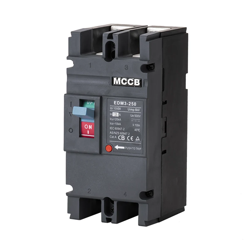 250A -Leistungsschalter DC500V MCCB mit PC -Gehäuse