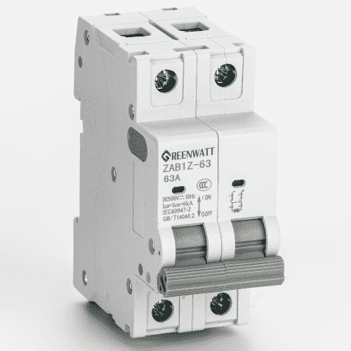 DC Miniature Circuit Breaker 20A 500V DC | Überlast- und Kurzschlussschutz