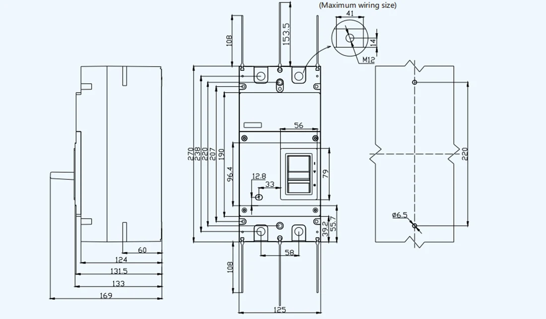 250A PV Circuit Breaker DC1500V