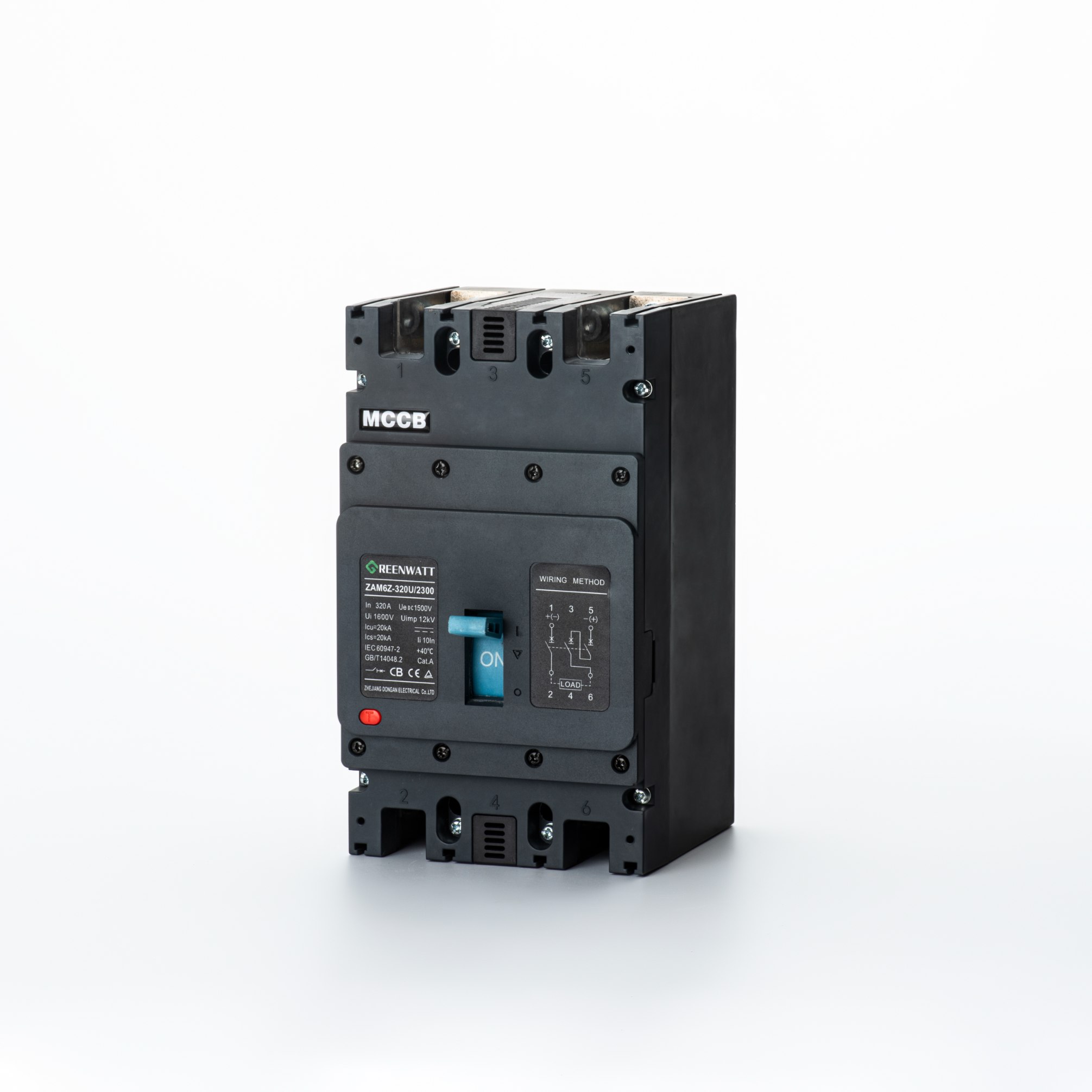 TSM2 -Serie MCCB | 1600a | 400V AC | Überstrom-/Kurzschluss-/UV-Schutz | IEC60947-2