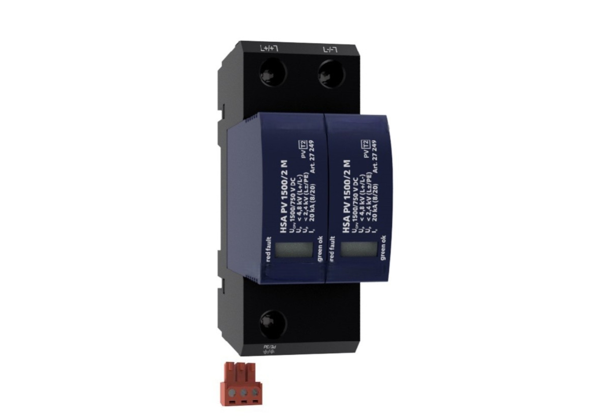 Typ 2 PV Surge ARESTRESTER (U/Y -Verbindung) | Keine Sicherungssicherung | Fernüberwachung