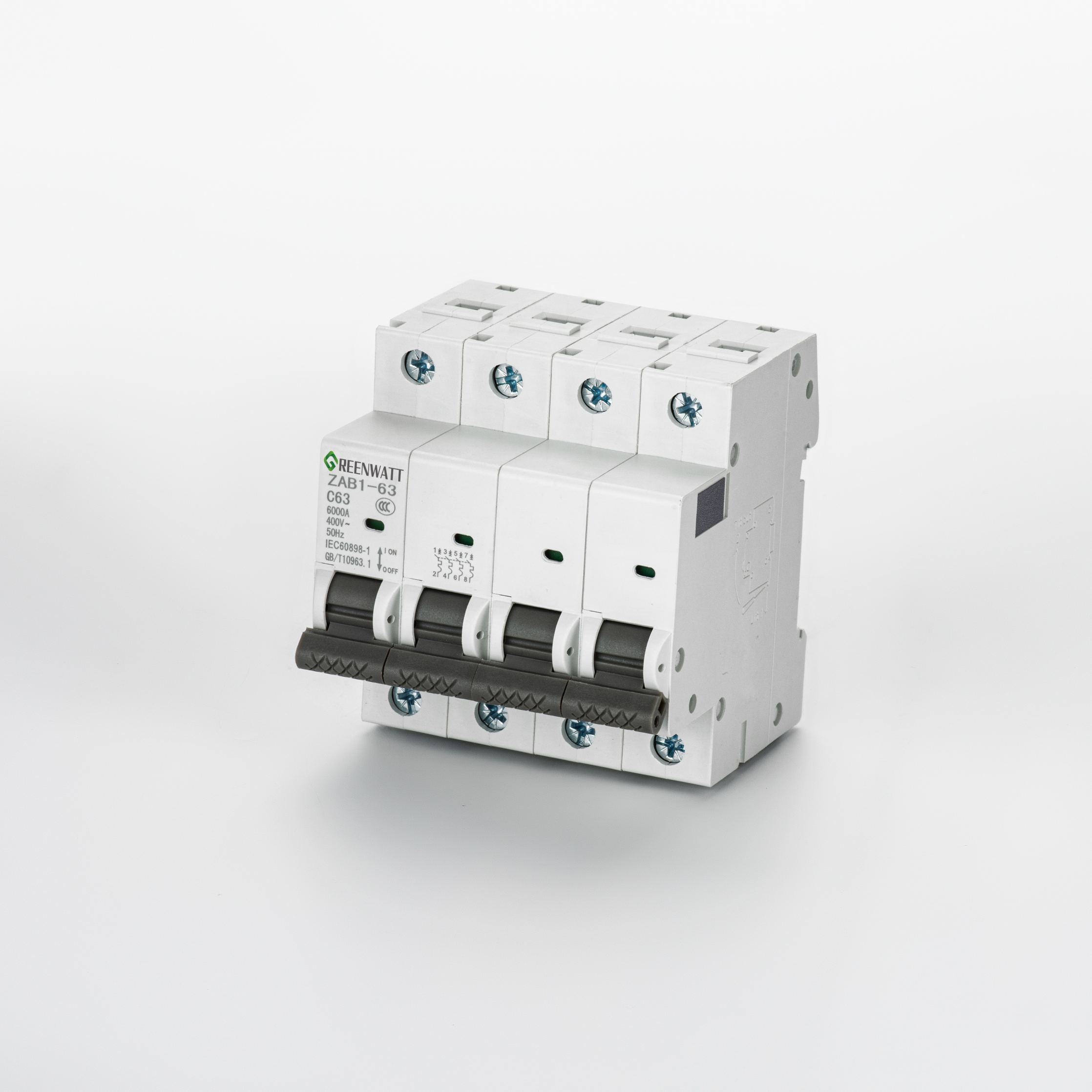 ZAB1-63 4P Miniatur-Leistungsschalter | Greenwatt